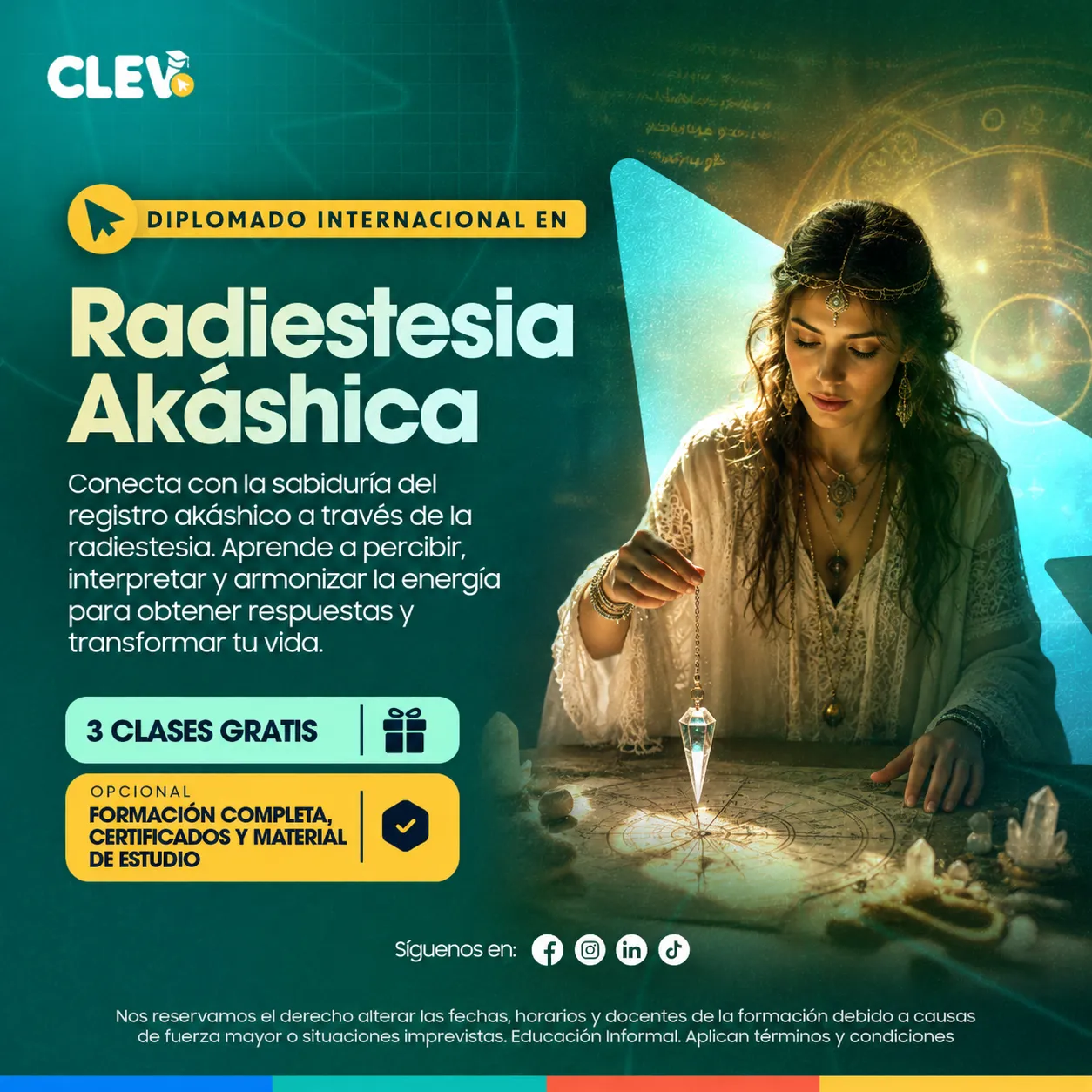  Diplomado en Radiestesia Akáshica 